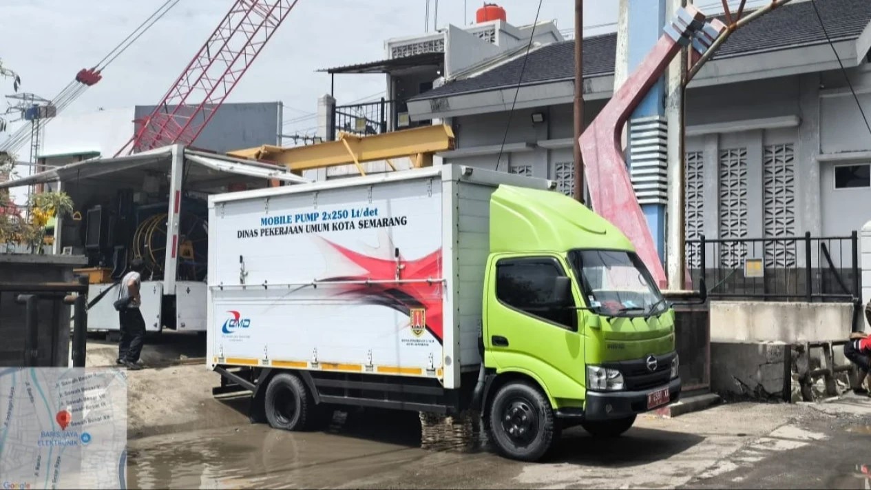 Dinas Pekerjaan Umum Kota Semarang Maksimalkan Pompa Guna Atasi Banjir 